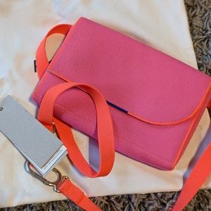 Rothy belt bag island pink